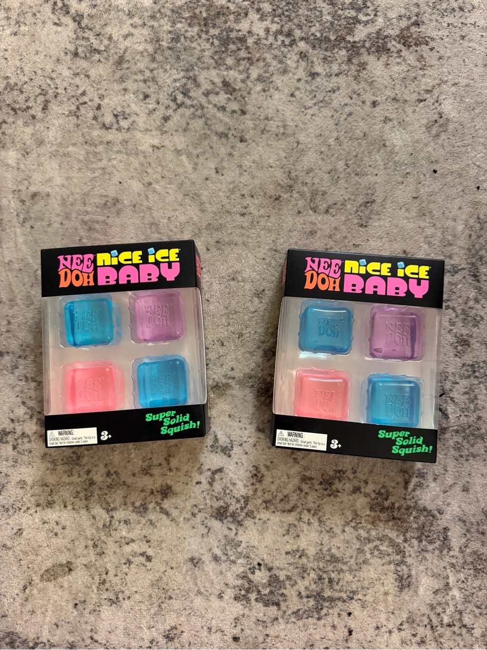 Nice Ice Doh Baby Squish Pack - Blue, Pink, Purple